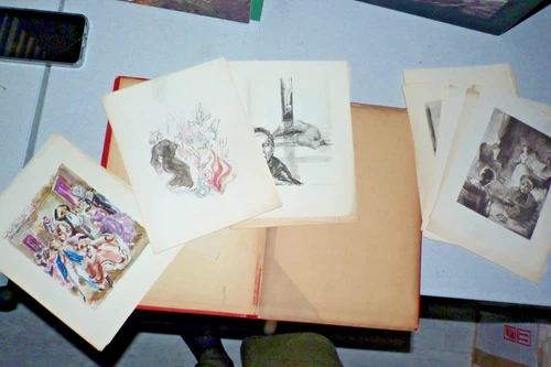 lot of 39 strong waters - engravings - litho