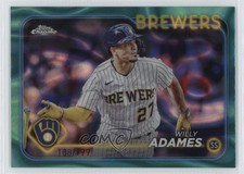 2024 Topps Chrome Aqua Lava Refractor 188/199 Willy Adames #126 6o3
