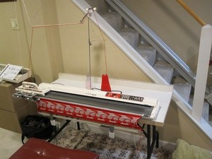 Knitking Compuknit V knitting machine, same as Brother KH965, VIDEO, NO TARIFF!