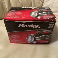 New Master Lock 379ATPY Universal Trailer Hitch Coupler Rekeyable Lock New