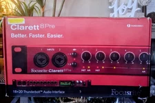 Focusrite Clarett 8Pre 18×20 Thunderbolt Audio Interface 