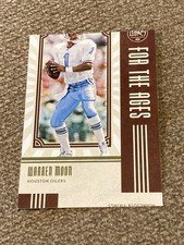 WARREN MOON 2020 Legacy FOR THE AGES #FTA-WM Houston Oilers Mis cut Error HoF