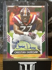 🔥2021 Score Green CHRISTIAN DARRISAW RC SP Rookie Auto VIKINGS Virginia Tech🔥
