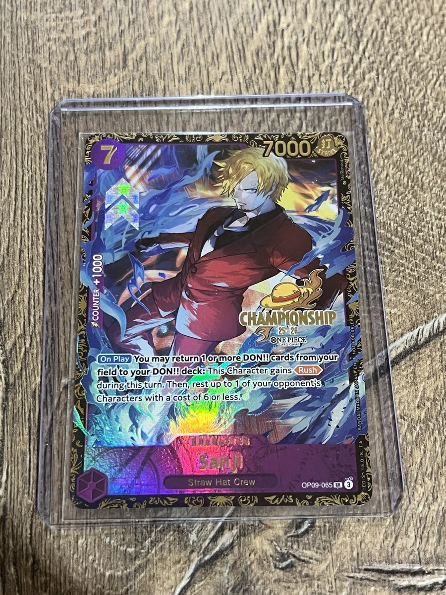 One piece Sanji Top 8 Regional 25-26 | eBay