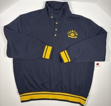 Champion Men's Physical Education Sweatshirt size Large Navy Blue