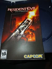 Resident Evil: Outbreak PS2  Authentic Replacement Case & mint manual Only