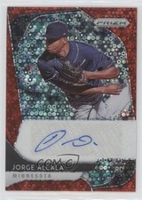 2020 Prizm Rookie Quick Pitch Red Donut Circle 12/35 Jorge Alcala Auto 0us4