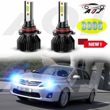 For Toyota RAV4 1998-2012 9006 LED Headlight Bulbs Kit Low Beam Ice Blue 2X