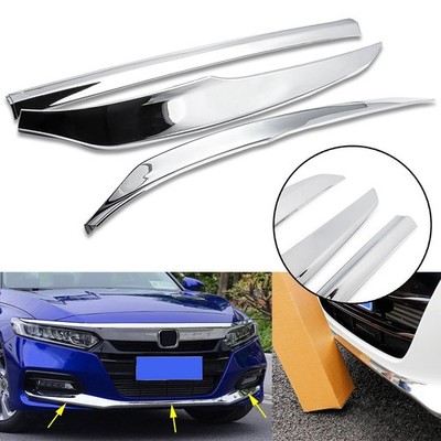 For Honda Accord 2018-2022 Chrome Front bumper lower grille middle net cover