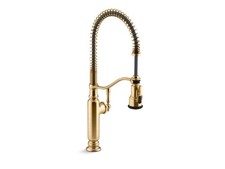 KOHLER K-77515-2MB  Tournant 1.5 GPM Single Hole Pre-Rinse Kitchen Faucet*READ*