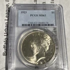 1923 Peace Dollar PCGS MS63 $1 Silver Coin Philadelphia
