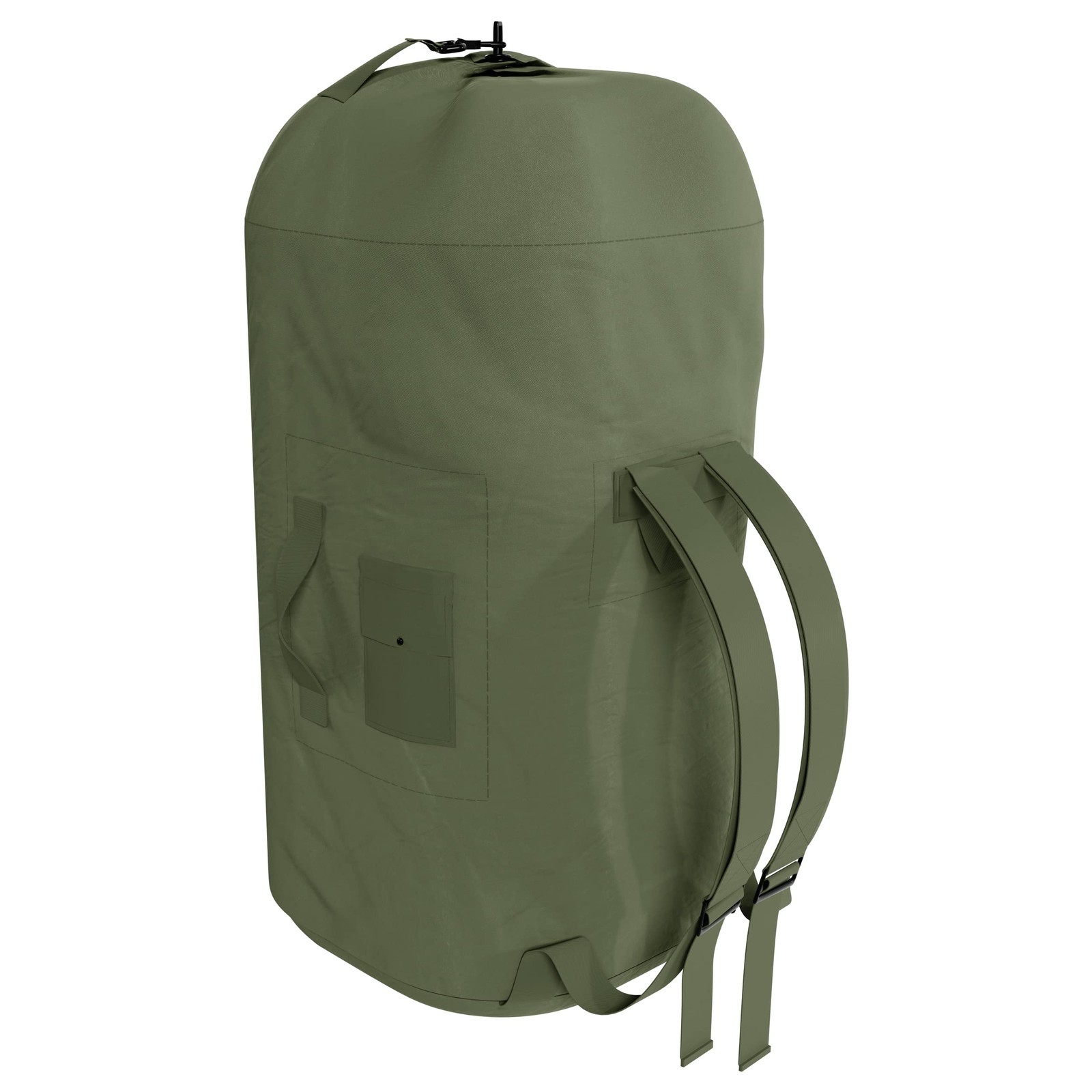 Canvas Duffel Bag - Heavy Duty Top Load Duffel Sea Bag - Military Green Cargo...