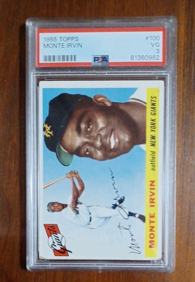 1955 Topps #100 Monte Irvin PSA 3