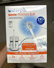 Waterpik Sonic-Fusion 2.0 Water Flosser Flossing Toothbrush with Travel Case