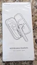 Atheewon N19 Wireless Headsets LED Display Business Sports Hi-Fi Black
