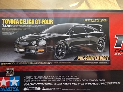 TAMIYA 47510 1:10 RC Toyota Celica GT-Four ST205 TT-02 schwarz vorlack 300047510