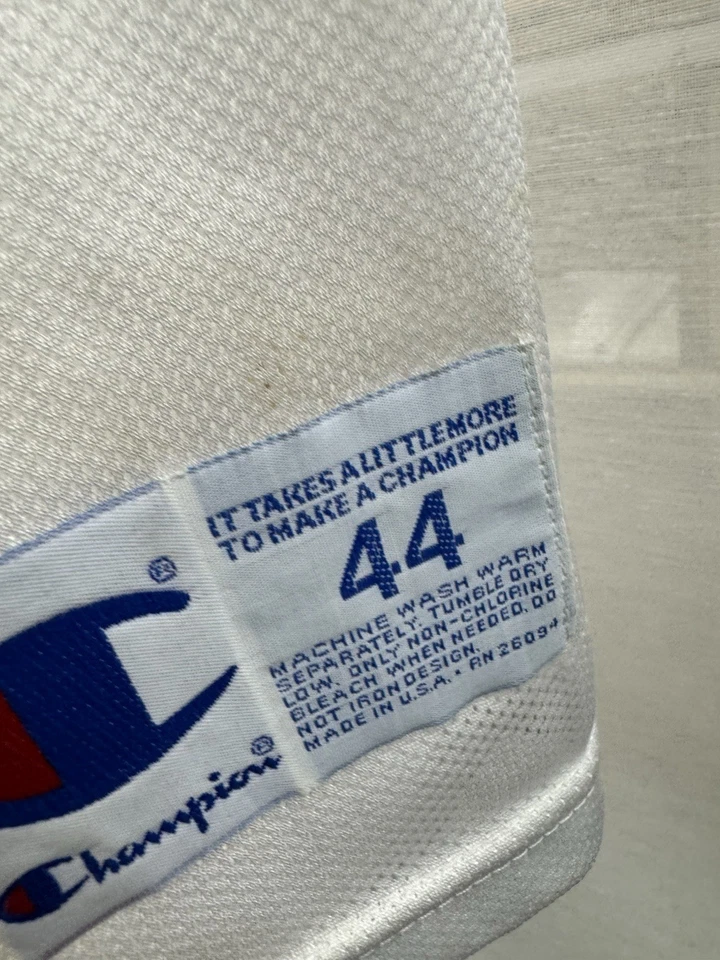 Camiseta deportiva vintage de los 90 NBA New York Knicks #33 Patrick Ewing campeón talla 44 Foto 2 de 4