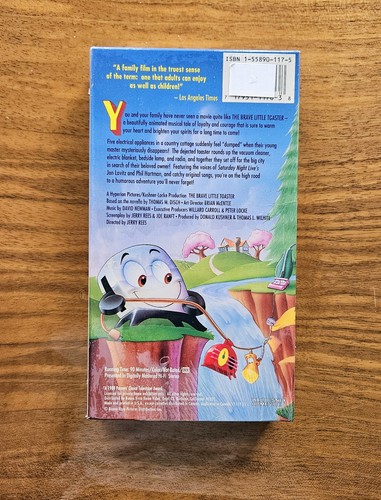 Disney Presents "The Brave Little Toaster" Sealed VHS Tape! - Picture 2 of 3