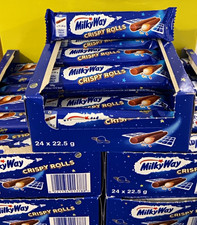 Milky Way Crispy Rolls original 1 x full Box 24 - 22.5g
