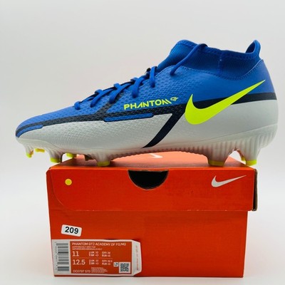 Nike Phantom GT2 Academy DF FG/MG Blue Grey Soccer DC0797-570 Men s Size 11 NEW