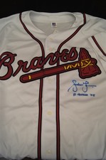ANDRUW JONES Autographed Atlanta Braves RUSSELL Jersey 3XL PSA/DNA