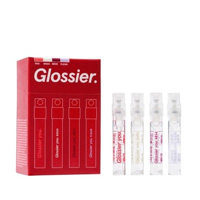 NEW Glossier Glossier You Perfume Sampler Set You, Fleur, Doux, Rêve 1.5ml Each