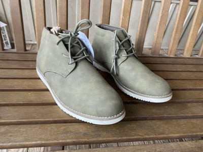 NWD Goodfellow  Gibson  Olive Green Chukka Boots Faux Suede Men s 9 