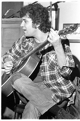 Blues guitarist Mike Bloomfield poses for a portrait 1976 in San F- Old Photo