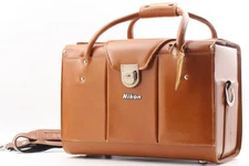 [Near MINT+++] Nikon FB-11 Compartment Brown Leather Carry Hard Case From JAPAN