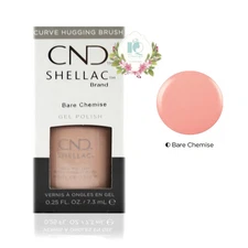 CND Shellac UV Gel Polish 0.25 oz NIB Bare Chemise