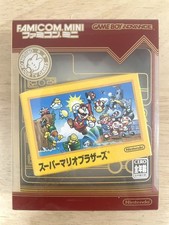 Limited Super Mario Brothers Famicom Mini Nintendo Hvc-Sm Box - Instruction Manu