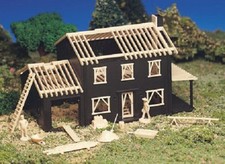 Bachmann Plasticville H O Building Kit House Under Construction 45191
