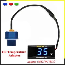 oil temperature sensor motorcycle norxi mini square digital instrument humidity