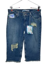 Mudd Women's Jeans Cut-Off P04 Distressed Raw Hem Shorts Denim Blue Sz. 7 NWT