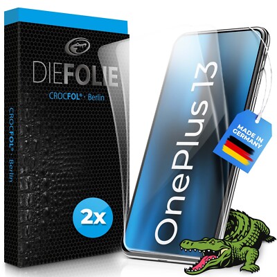 Crocfol DIEFOLIE für OnePlus 13  - 2 Stück Premium Displayschutzfolie