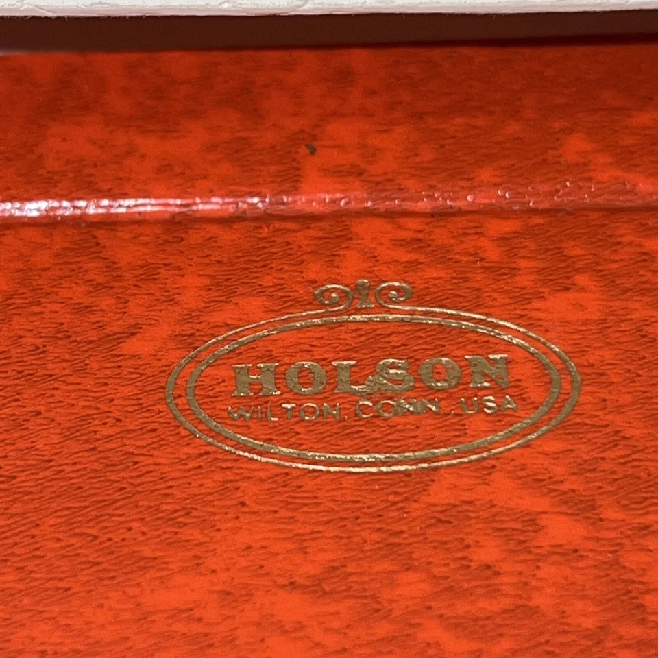 Caja de memoria álbum de fotos Holson 2 roja con oro - con fundas y fotos Foto 3 de 4