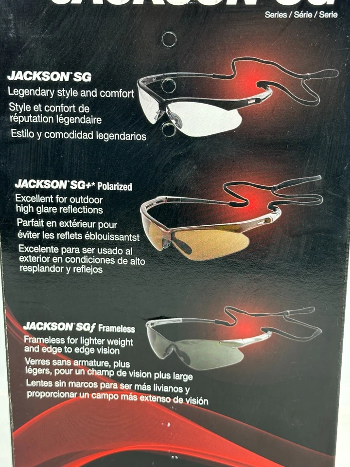 Lente Jackson Safety Brand SG Series 50010 IR SH 5.0 Ligera NUEVA Envío Gratuito Foto 3 de 4