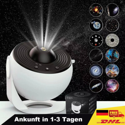 12 in 1 LED Galaxy Projektor Sternenhimmel Lampe Nebula Starry Erde Nachtlichter