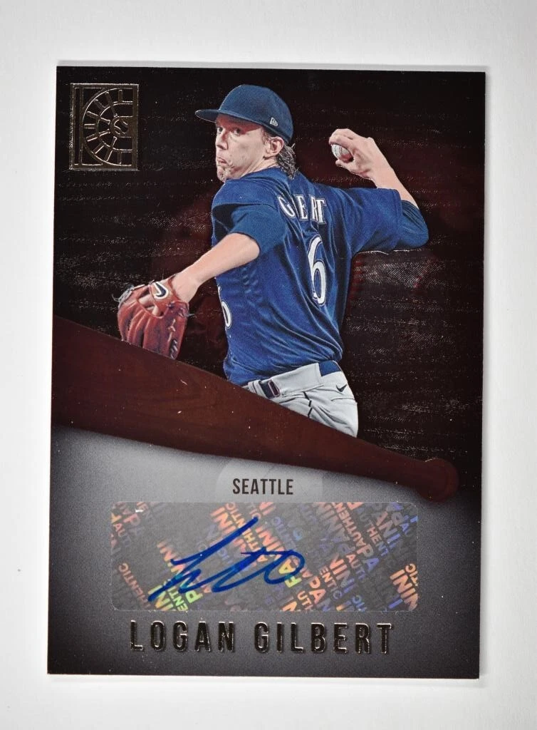 2022 Capstone Baseball Auto #AU-LG Logan Gilbert - Seattle