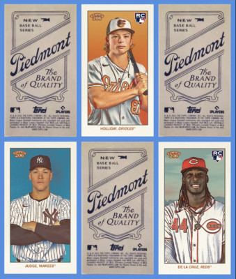 2024 Topps 206 T206 - PIEDMONT BACKS - You Pick Complete Your Set FIRST NAME A-J