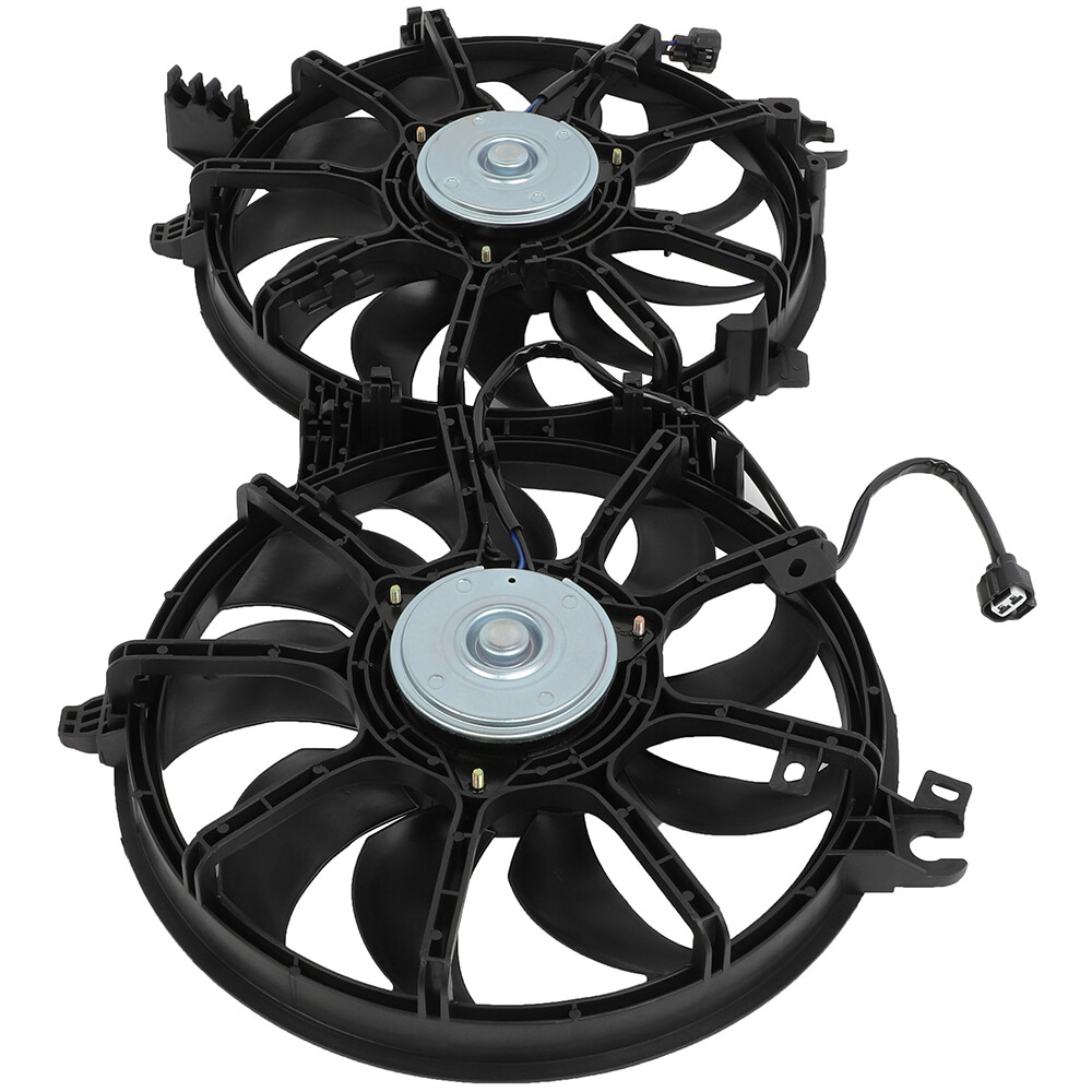 Radiator Condenser Cooling Fan Assembly For 2009-2020 Nissan 370Z 3.7L 3696CC V6