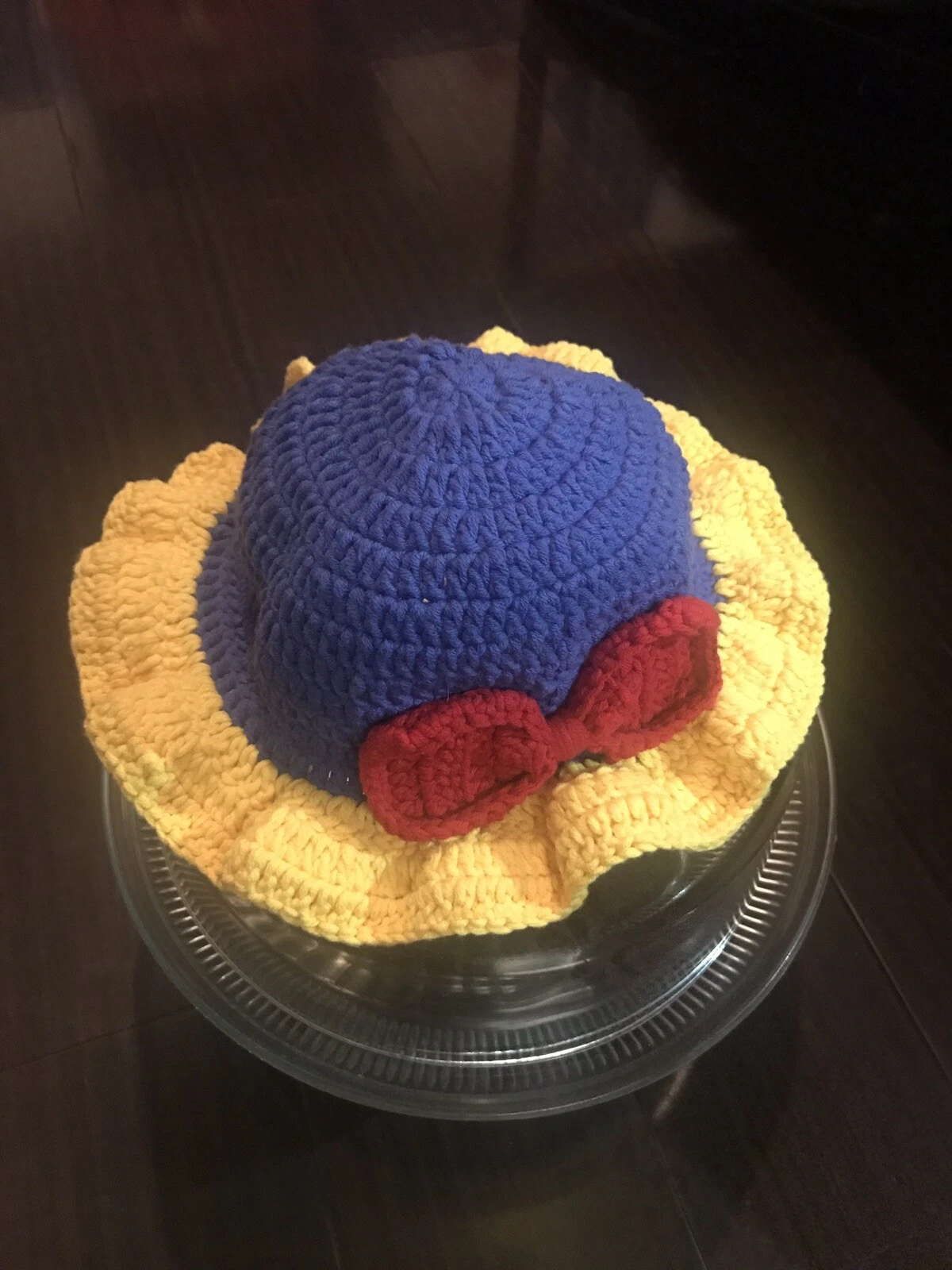 Handmade knit beanie hat toddler New