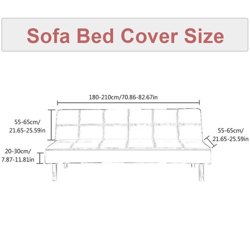 Copertura elasticizzata senza braccioli divano pieghevole copertura letto futon protezione mobili - Foto 42 di 113