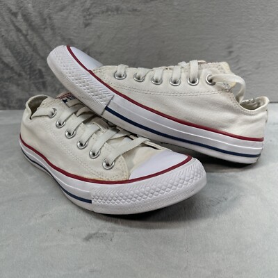 CONVERSE ALL STAR M7652 WHITE  LACE UP SNEAKERS MEN'S SIZE 5 WOMEN'S 7 *(Read)