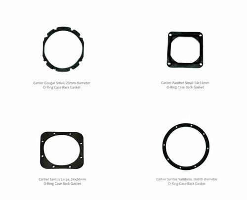 O-Rings For Cartier Case Back Gaskets Crystal gaskets Watch Parts - Imagen 11 de 16
