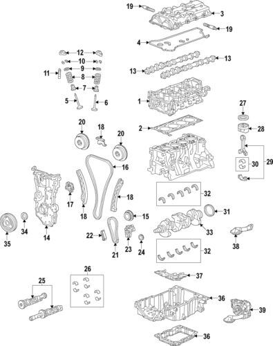 Actuador de posición del árbol de levas para Chevrolet/GMC/Cadillac 2013-2022 (N/P 25203206)