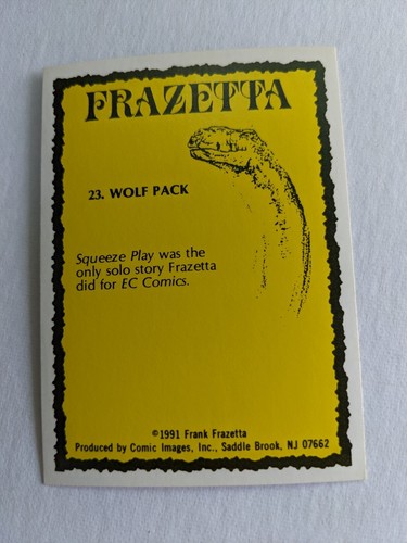 Frazetta Frank Frazetta Trading Card Comic Images 1991 Pick A Card Bundle & Save - Picture 27 of 109