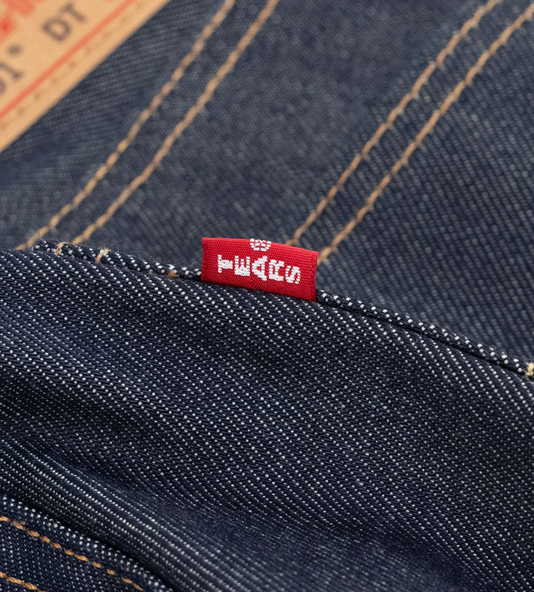 DENIM TEARS X LEVI'S COTTON WREATH RAW SELVED DENIM JEANS SIZE