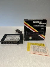 Vintage. General Sound Graphic Equalizer Stereo Amplfier Model GS-EQ7 Taiwan