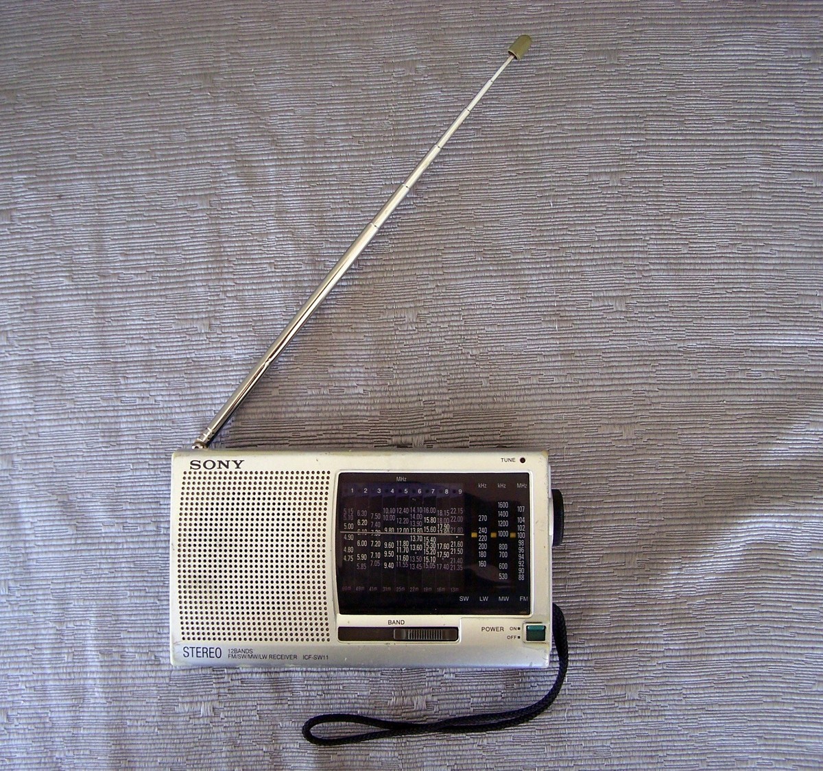 新品未開封 SONY ICF-SW11 短波ラジオ Radio SONY ICF-SW11 Analog Tuning 12 BANDS LW/SW/FM/AM Receiver